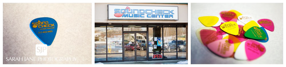 sarah jane photography small business feature, soundcheck music, music store, music supply, decatur il, central Illinois, 