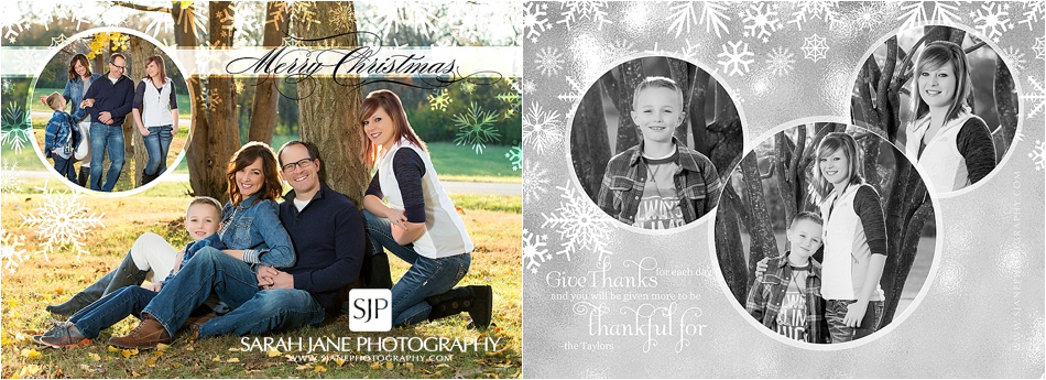 christmas photos, christmas card, decatur, il, whitfield park