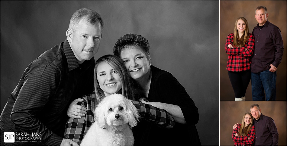 family portraits, family photos, family, families, family photographer, family pics, studio portraits, studio, classic studio work , studio photography, sarah jane photography, with dog, photos with dog, dog portraits, dog photos, sjp, sjanephotography, decatur il, central illinois family photographer, black backdrop, christmas portraits, annual portraits