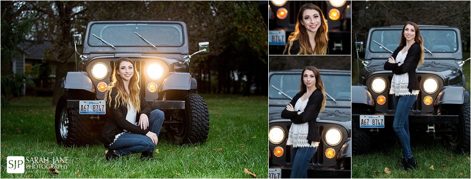 seniors photos, sarah janephotography, decatur il, central illinois photographer, forsyth park, outdoor portraits, class of 2017, argenta oreana high school, downtown portraits, forsyth il, outdoor photography, rock springs nature center, outdoor, fall, what to wear, hat, ivy, best senior photographer, senior models, with car, jeep