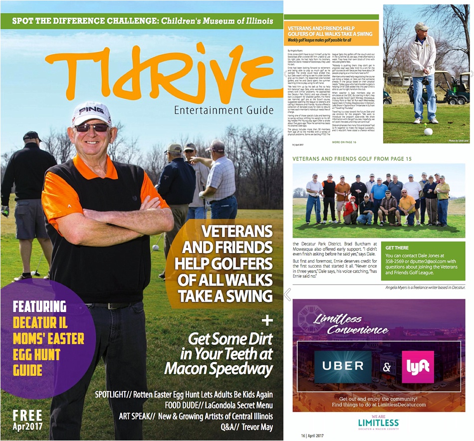 thrive, thrive entertainment guide, decatur il, limitless decatur, decatur city limitless, magazine covers, entertainment, things to do, things to do in decatur, concerts, activities, kids activities, family activities, games, taekwon do, coffee shops, food, sarah jane photography, golf, important people in decatur, decatur, illinois, central illinois, macon county