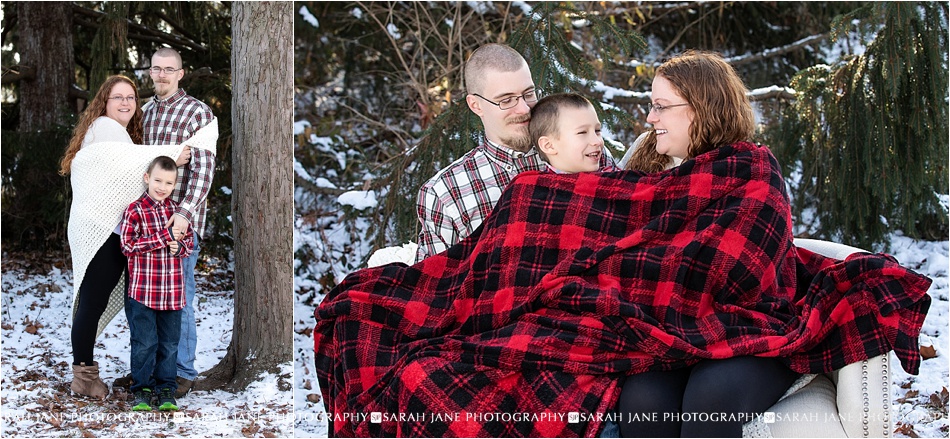 fall, family, portraits, photography, photographer, sarah jane photography, decatur il, decatur il photographer, best photographer, central il, illinois photographer, family portraits, pets, dogs, family photo with dog, family poses, what to wear family photos, red plaid, wardrobe, son, boy mom, chad mitchell photography, teran elaine photography, kathy locke, child's play photography, oreana il photographer, oreana il studio, oreana photography studio, portrait studio, new studio, small business, snow, winter portraits, photos in the snow